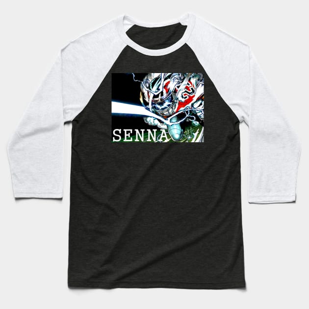 senna cool design Baseball T-Shirt by yrb barach